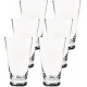 Jogo 6 Copos 370ml 15cm Altura Sophia Em Cristal Ecológico